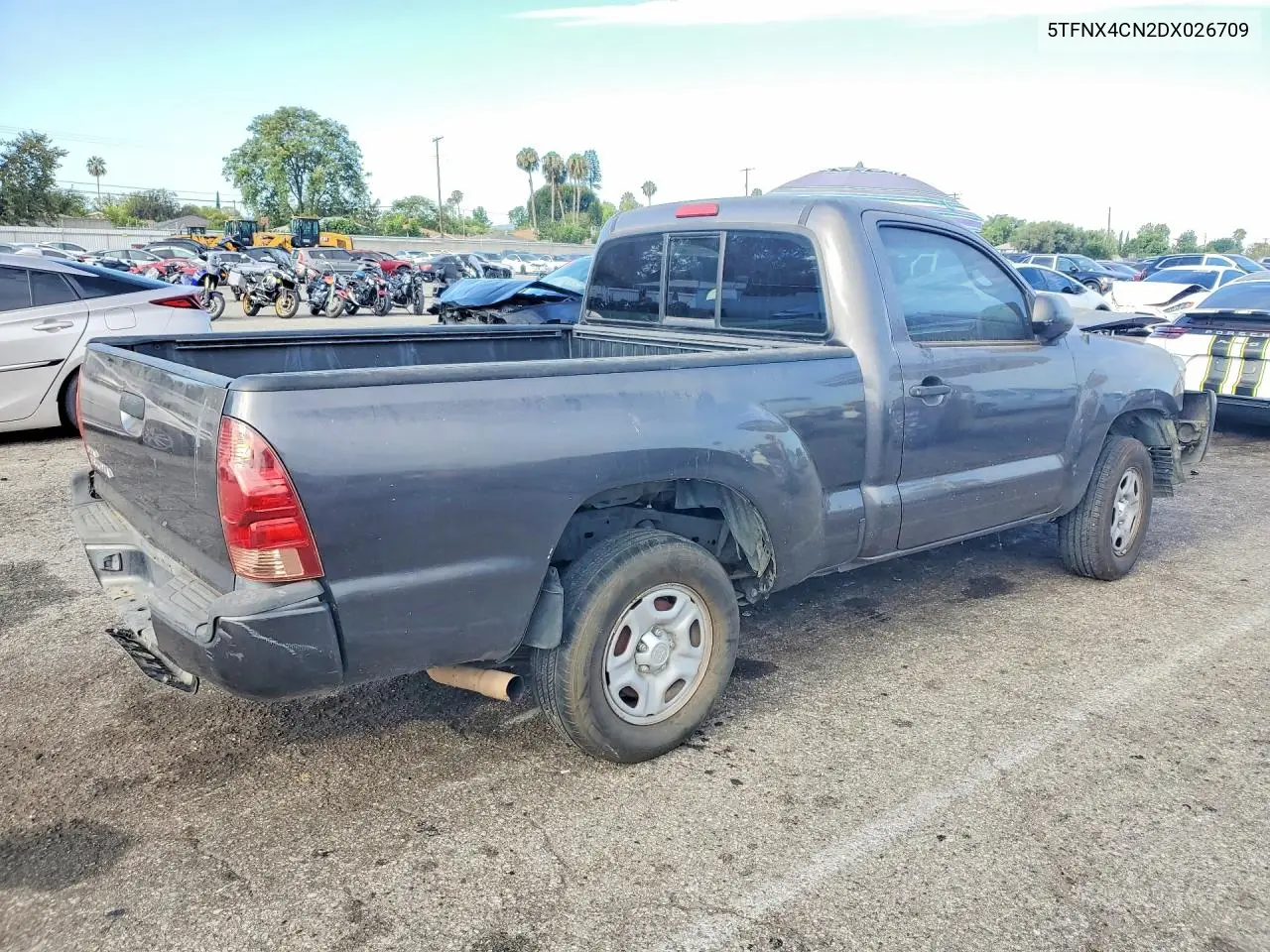 2013 Toyota Tacoma Base VIN: 5TFNX4CN2DX026709 Lot: 62090786
