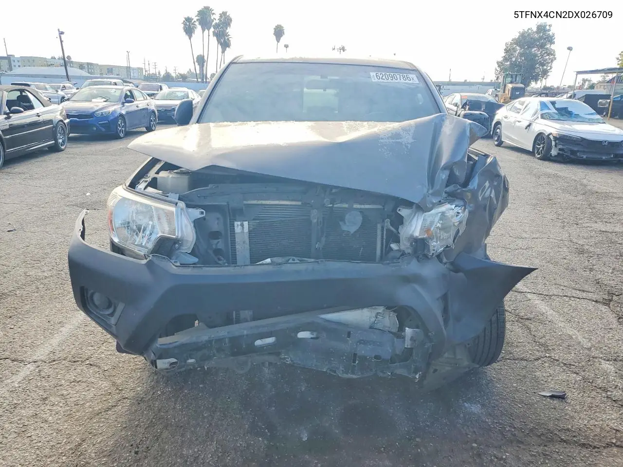 2013 Toyota Tacoma Base VIN: 5TFNX4CN2DX026709 Lot: 62090786
