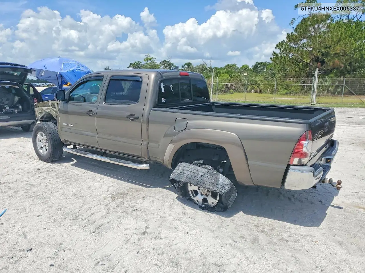 2014 Toyota Tacoma Double Cab Prerunner Long Bed VIN: 5TFKU4HNXEX005337 Lot: 59774736