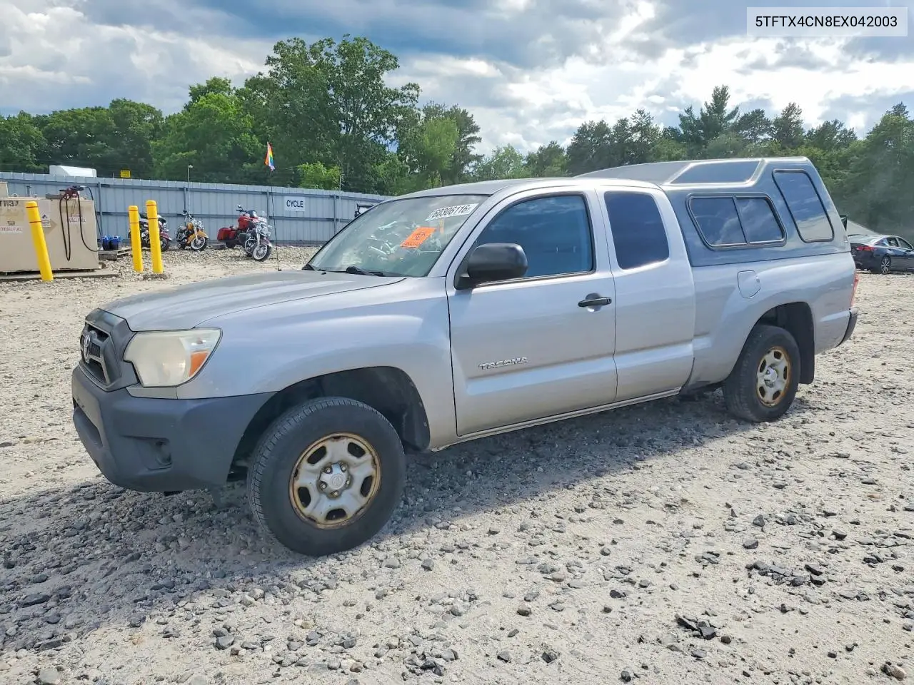 2014 Toyota Tacoma Access Cab VIN: 5TFTX4CN8EX042003 Lot: 60306116