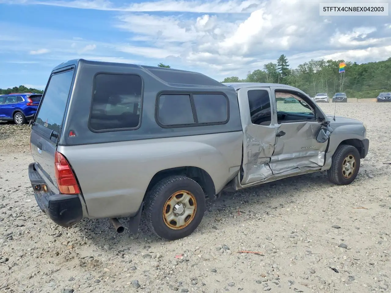 2014 Toyota Tacoma Access Cab VIN: 5TFTX4CN8EX042003 Lot: 60306116