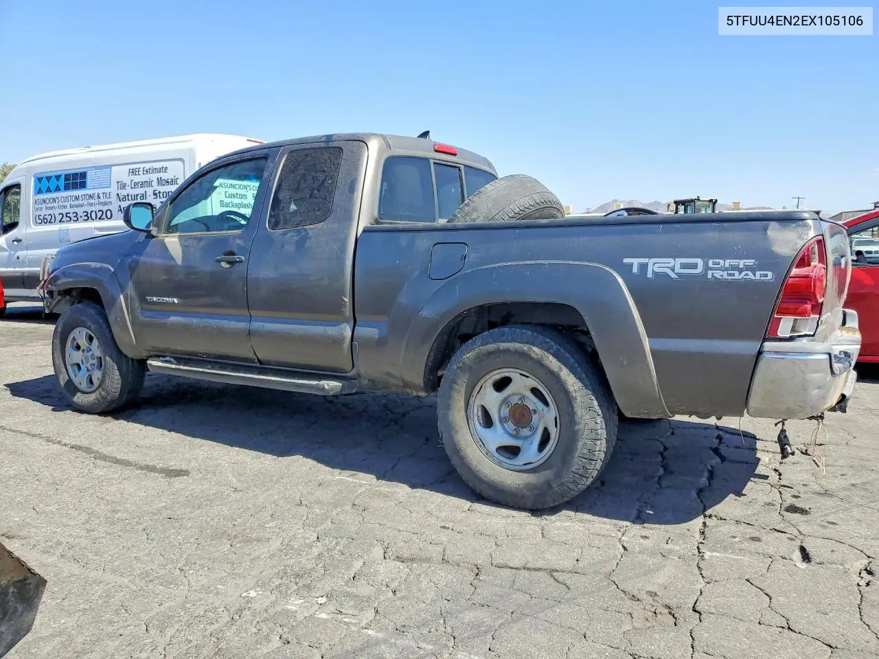 2014 Toyota Tacoma V6 VIN: 5TFUU4EN2EX105106 Lot: 61413566
