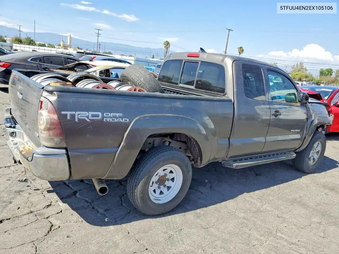 2014 Toyota Tacoma V6 VIN: 5TFUU4EN2EX105106 Lot: 61413566