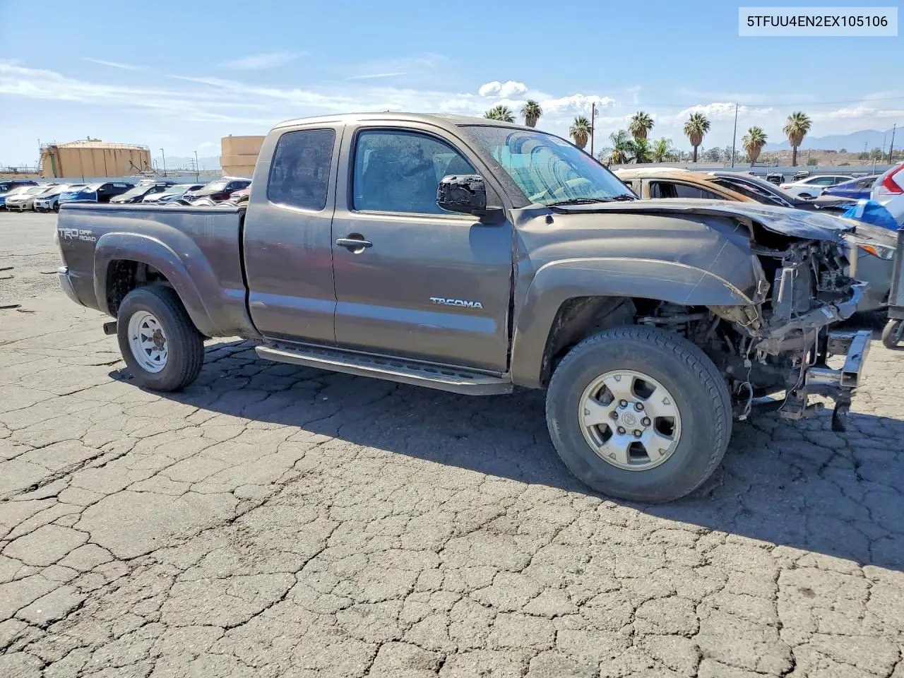 2014 Toyota Tacoma V6 VIN: 5TFUU4EN2EX105106 Lot: 61413566