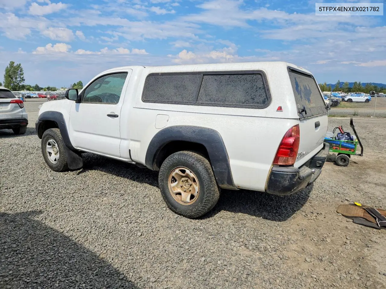 2014 Toyota Tacoma Base VIN: 5TFPX4ENXEX021782 Lot: 62223926