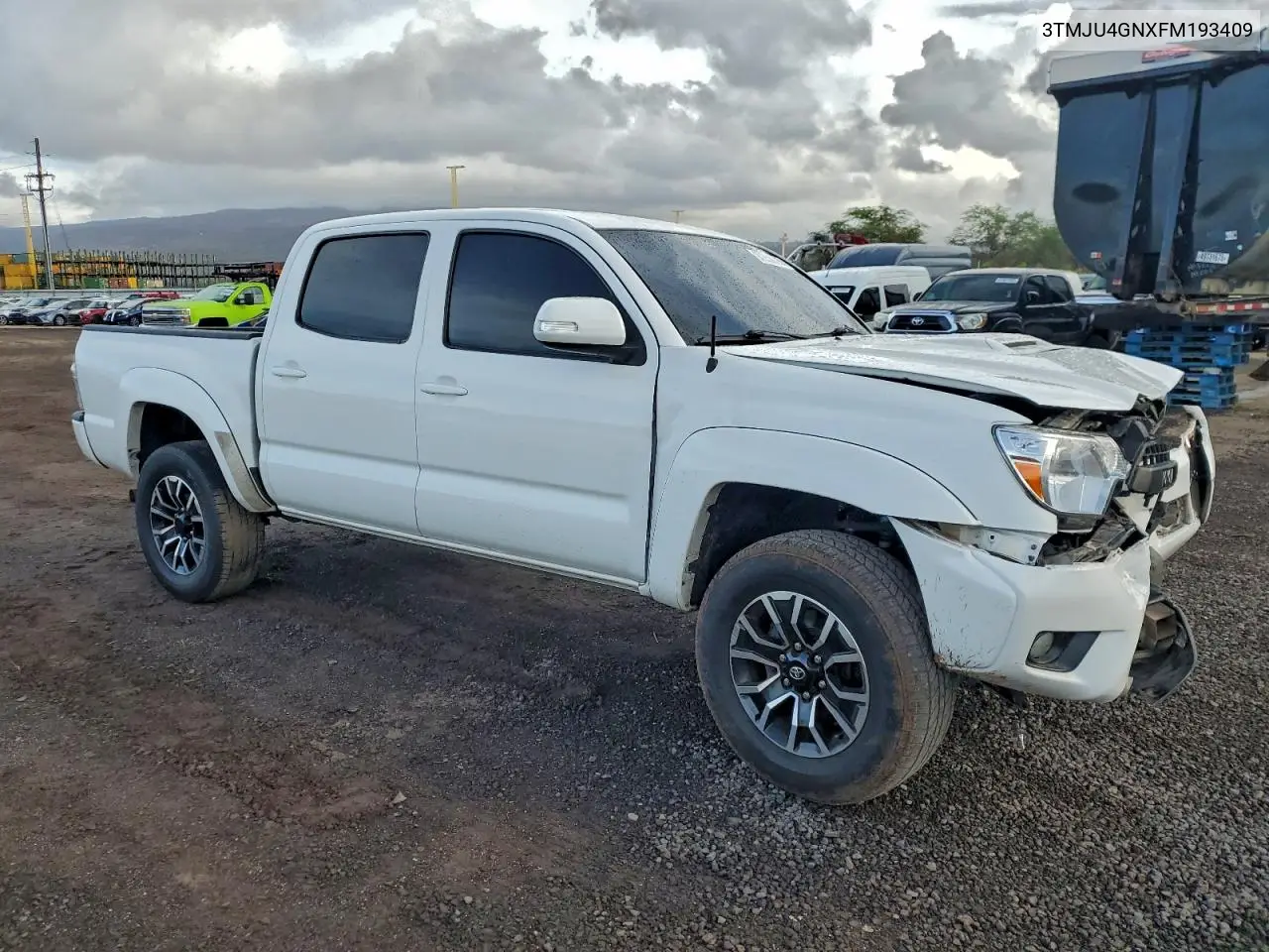 3TMJU4GNXFM193409 2015 Toyota Tacoma Double Cab Prerunner