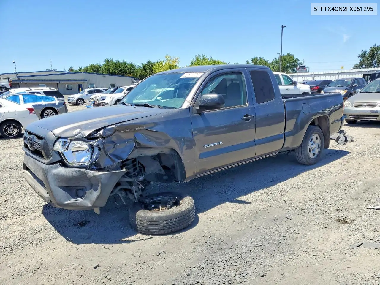 2015 Toyota Tacoma Access Cab VIN: 5TFTX4CN2FX051295 Lot: 56187796