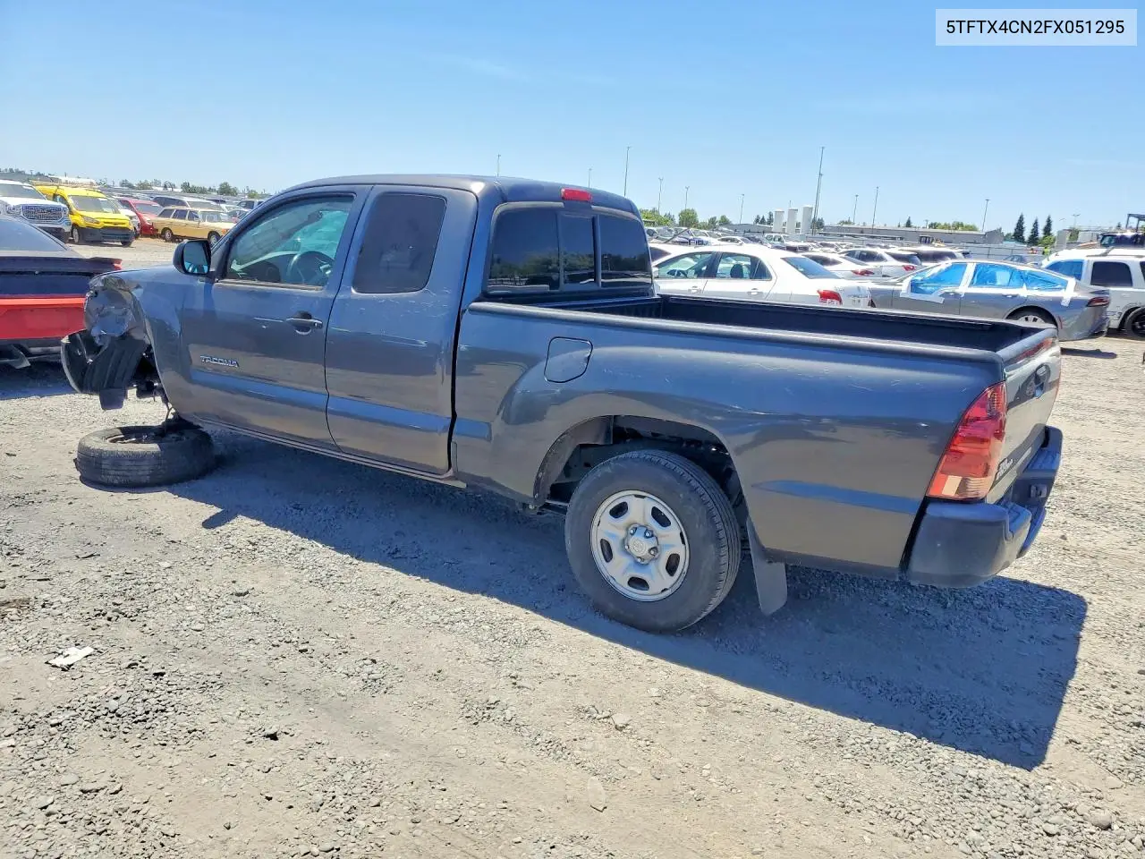 2015 Toyota Tacoma Access Cab VIN: 5TFTX4CN2FX051295 Lot: 56187796