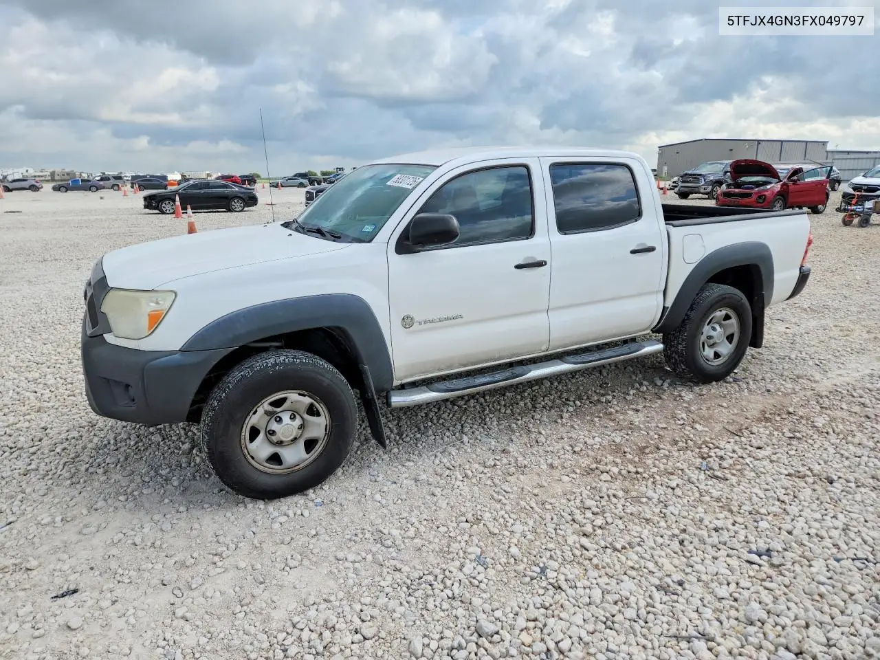 2015 Toyota Tacoma Double Cab Prerunner VIN: 5TFJX4GN3FX049797 Lot: 58301726