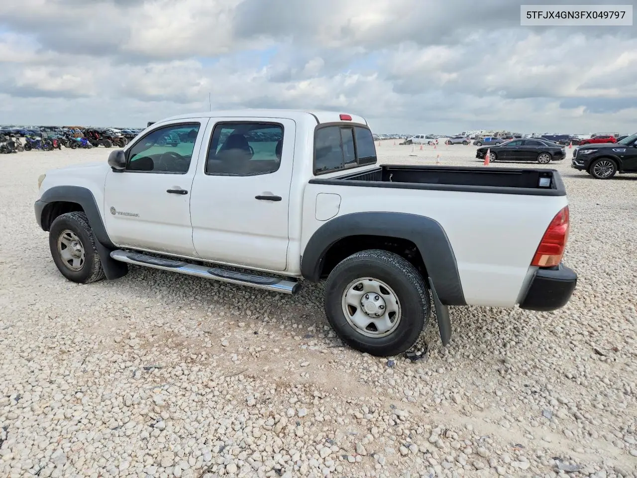2015 Toyota Tacoma Double Cab Prerunner VIN: 5TFJX4GN3FX049797 Lot: 58301726