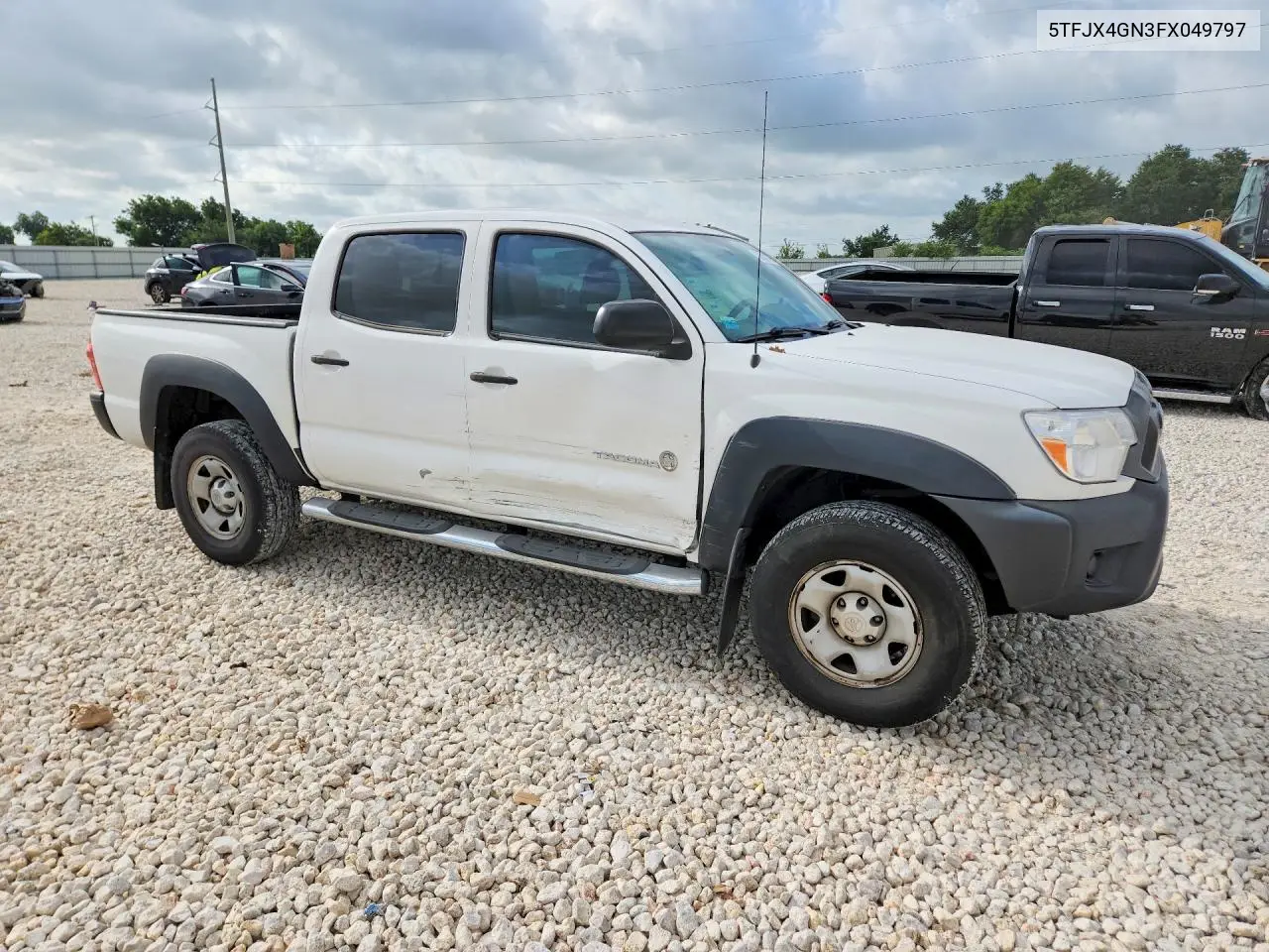2015 Toyota Tacoma Double Cab Prerunner VIN: 5TFJX4GN3FX049797 Lot: 58301726