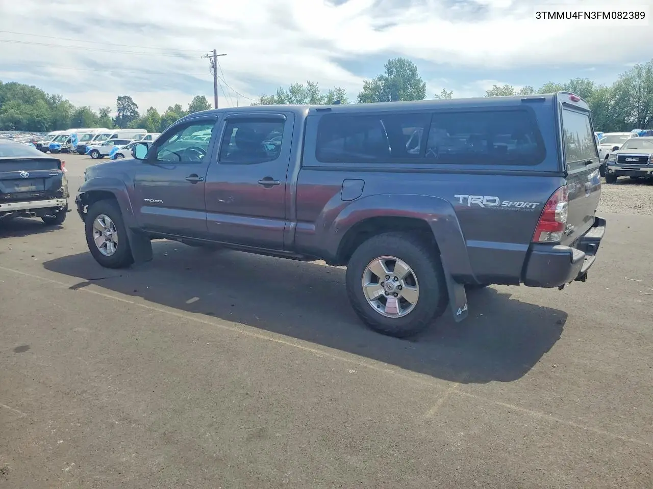 2015 Toyota Tacoma Double Cab Long Bed VIN: 3TMMU4FN3FM082389 Lot: 58473286