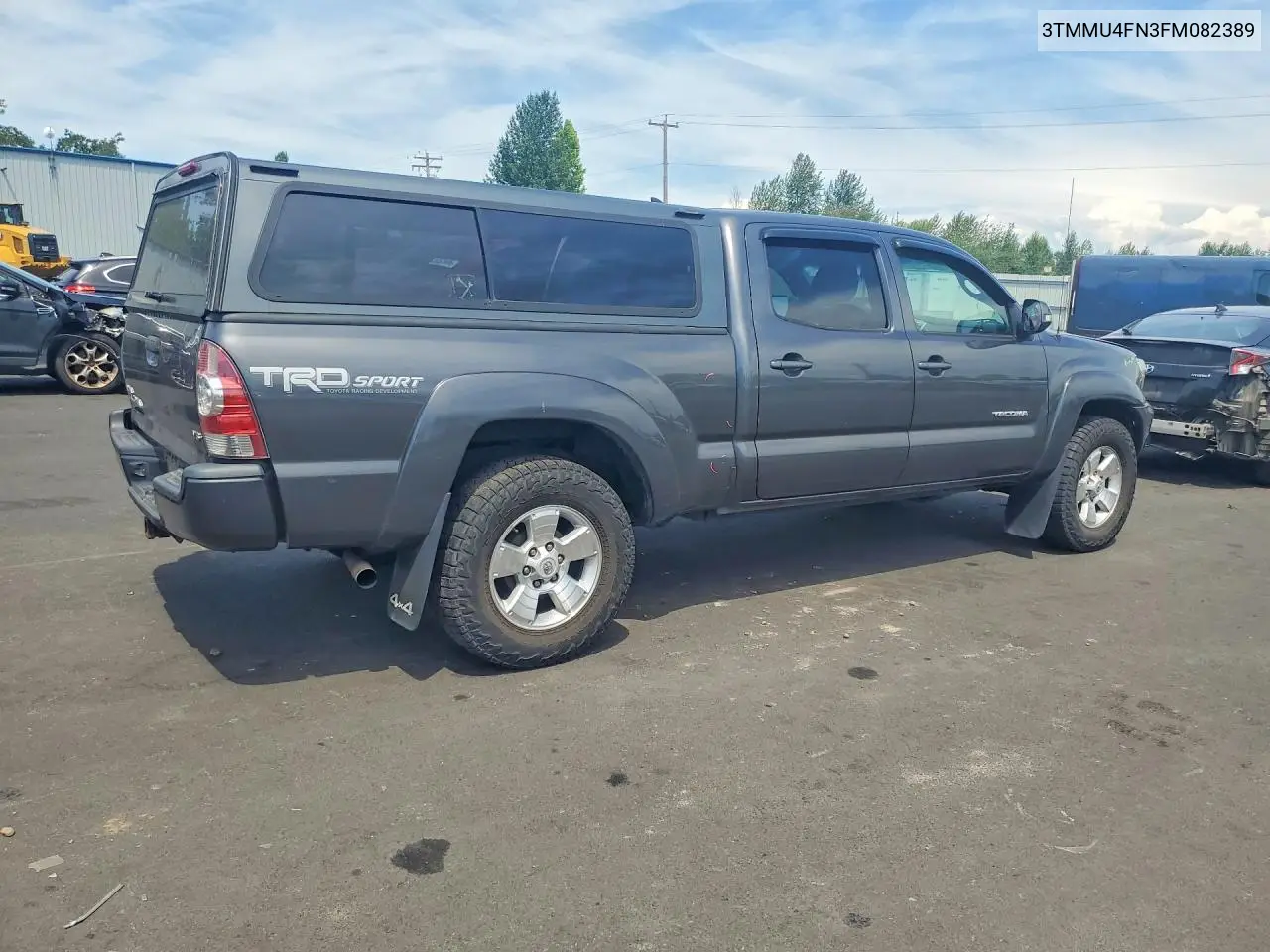 2015 Toyota Tacoma Double Cab Long Bed VIN: 3TMMU4FN3FM082389 Lot: 58473286