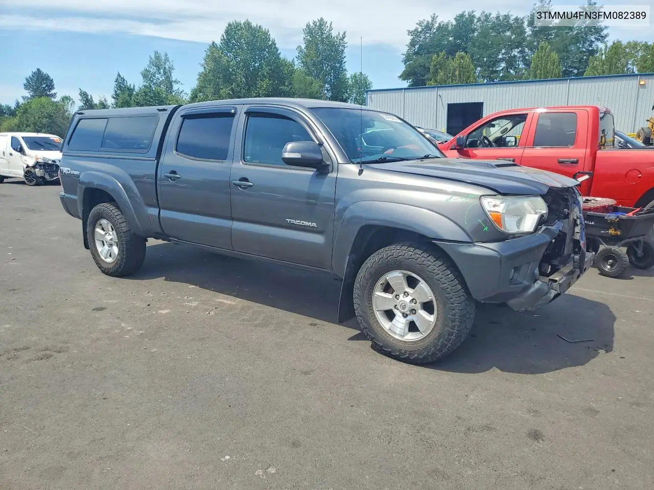 2015 Toyota Tacoma Double Cab Long Bed VIN: 3TMMU4FN3FM082389 Lot: 58473286