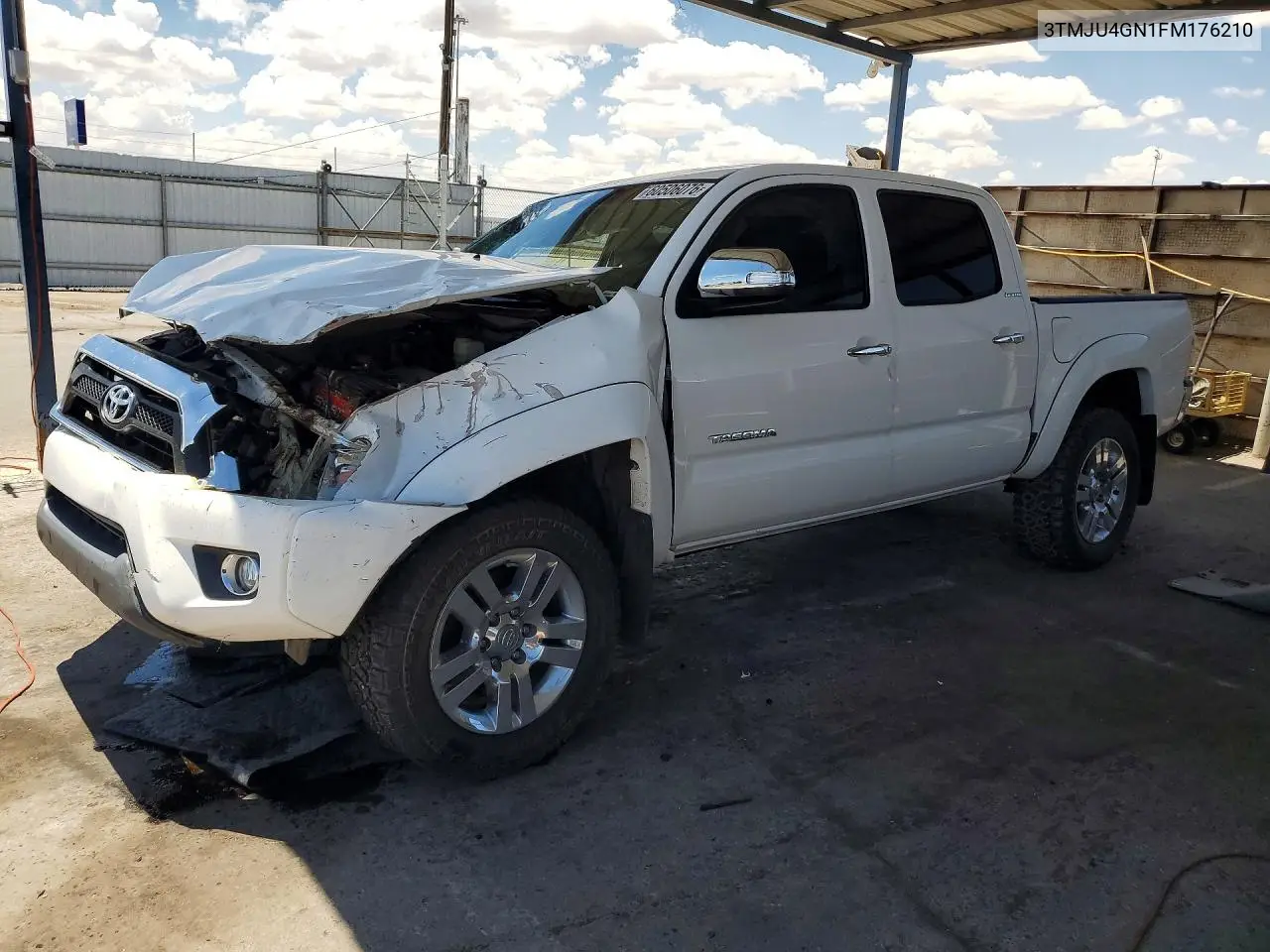 2015 Toyota Tacoma Double Cab Prerunner VIN: 3TMJU4GN1FM176210 Lot: 60506076
