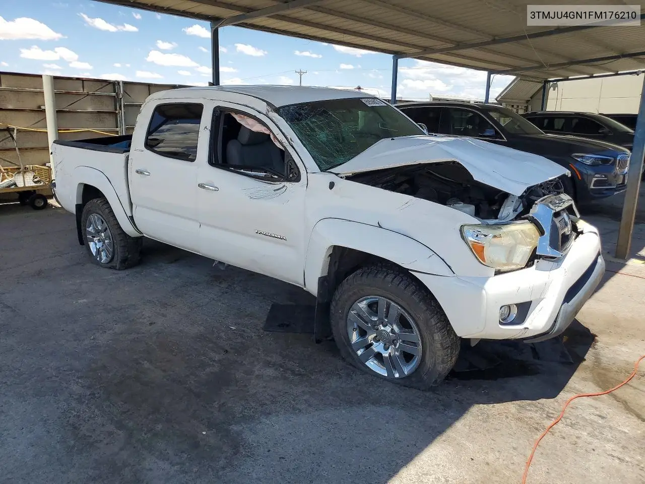 2015 Toyota Tacoma Double Cab Prerunner VIN: 3TMJU4GN1FM176210 Lot: 60506076