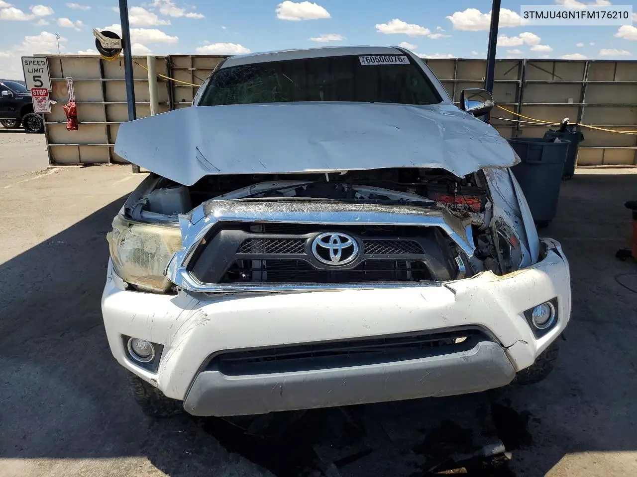 2015 Toyota Tacoma Double Cab Prerunner VIN: 3TMJU4GN1FM176210 Lot: 60506076
