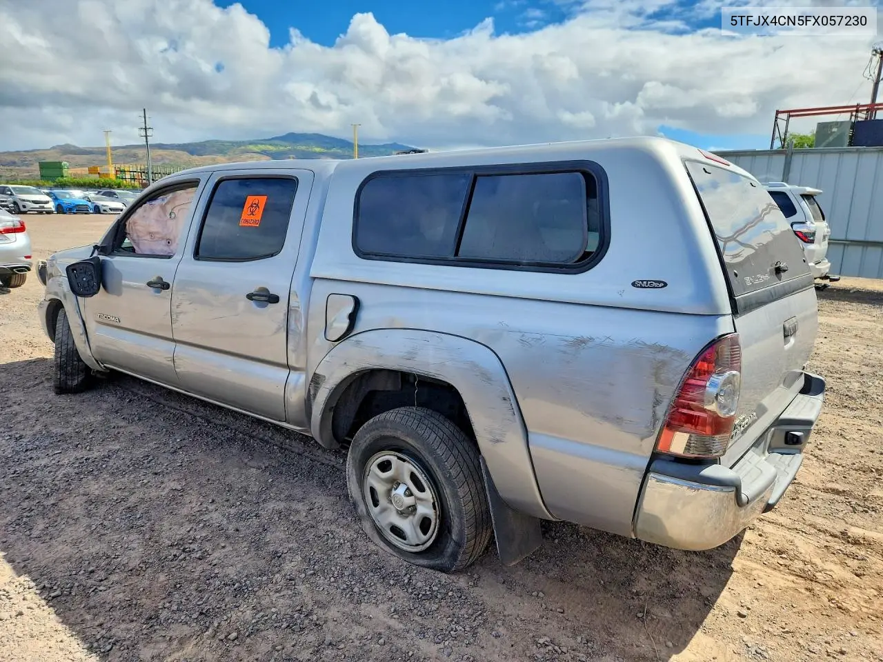 2015 Toyota Tacoma Double Cab VIN: 5TFJX4CN5FX057230 Lot: 61065996