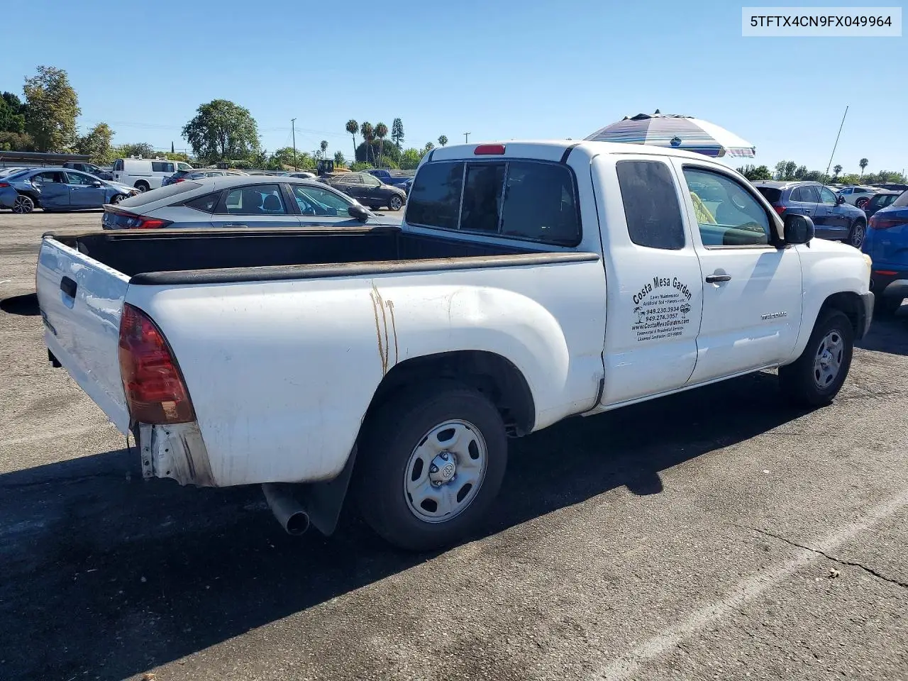 2015 Toyota Tacoma Base VIN: 5TFTX4CN9FX049964 Lot: 61345486