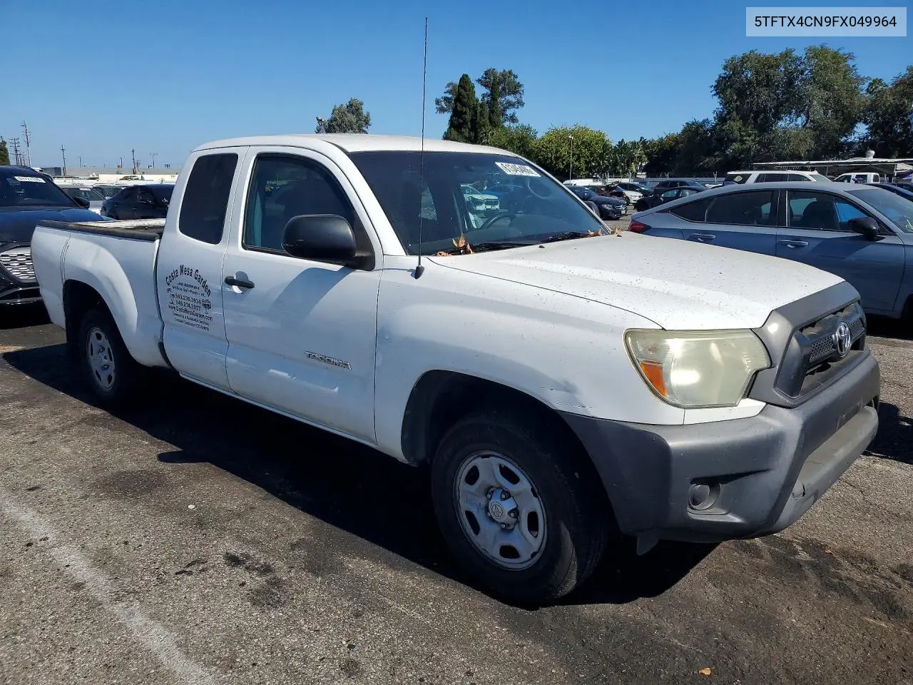 2015 Toyota Tacoma Base VIN: 5TFTX4CN9FX049964 Lot: 61345486
