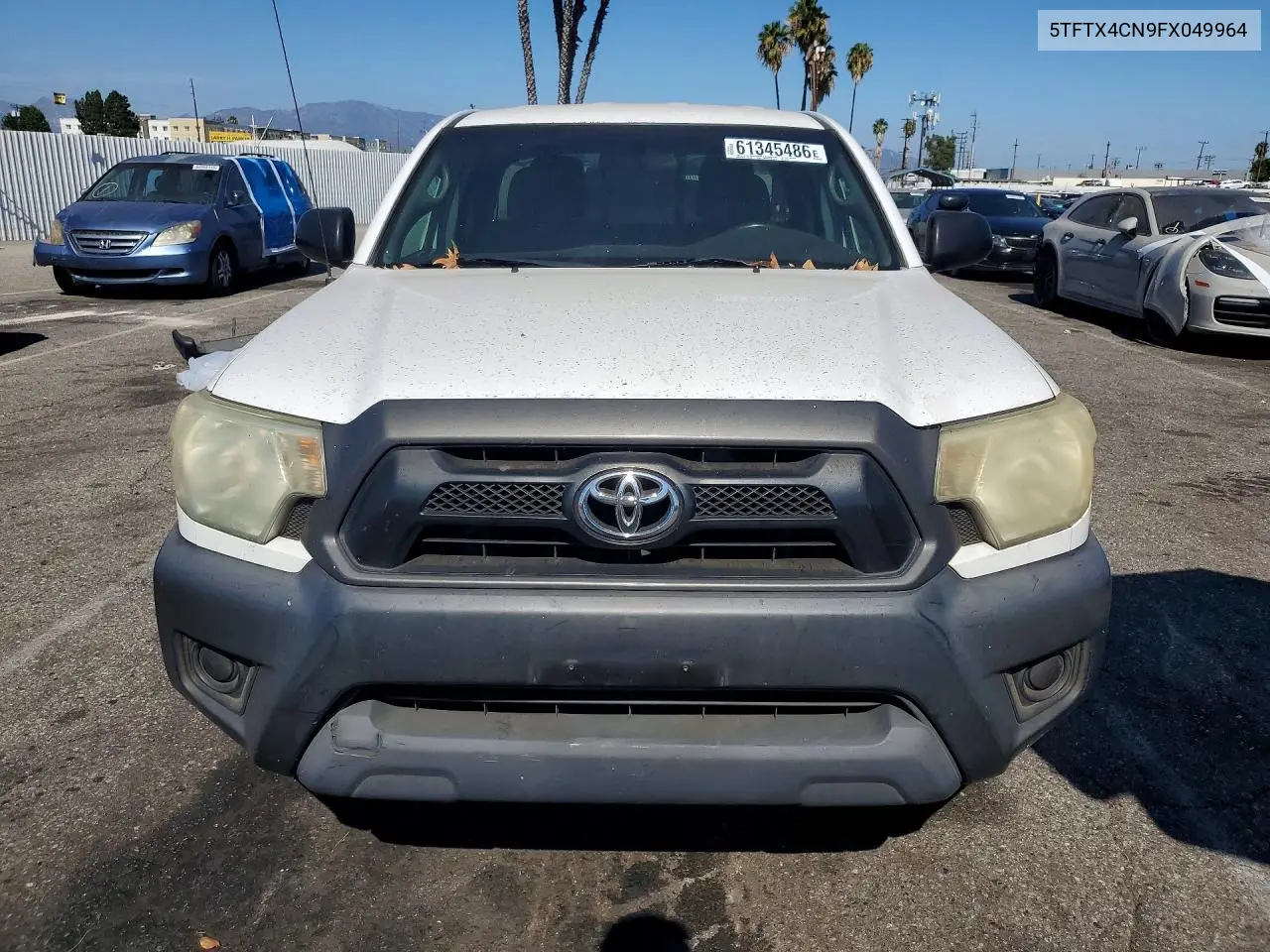 2015 Toyota Tacoma Base VIN: 5TFTX4CN9FX049964 Lot: 61345486