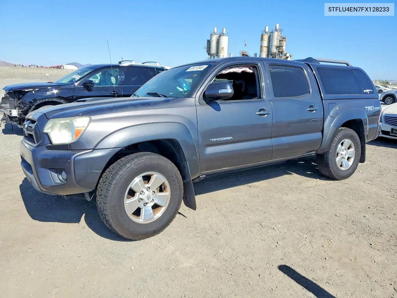 2015 Toyota Tacoma V6 VIN: 5TFLU4EN7FX128233 Lot: 61417046