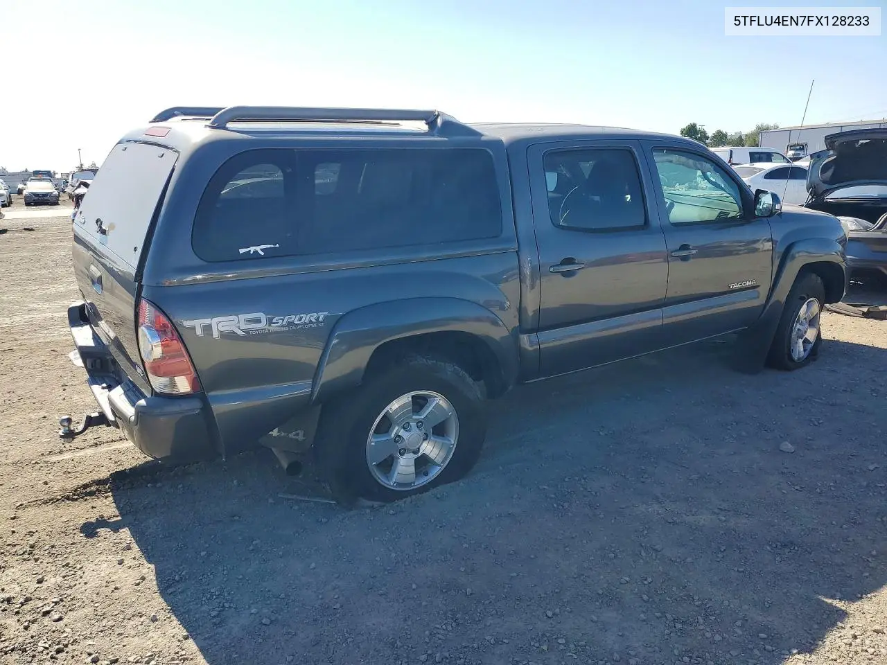 2015 Toyota Tacoma V6 VIN: 5TFLU4EN7FX128233 Lot: 61417046