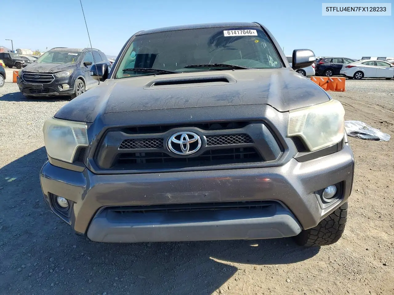 2015 Toyota Tacoma V6 VIN: 5TFLU4EN7FX128233 Lot: 61417046