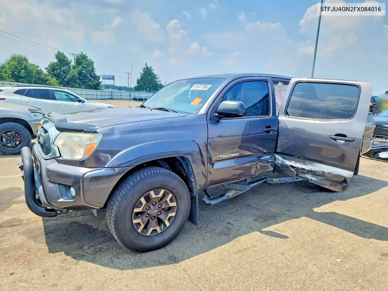 2015 Toyota Tacoma Double Cab Prerunner VIN: 5TFJU4GN2FX084016 Lot: 61677396