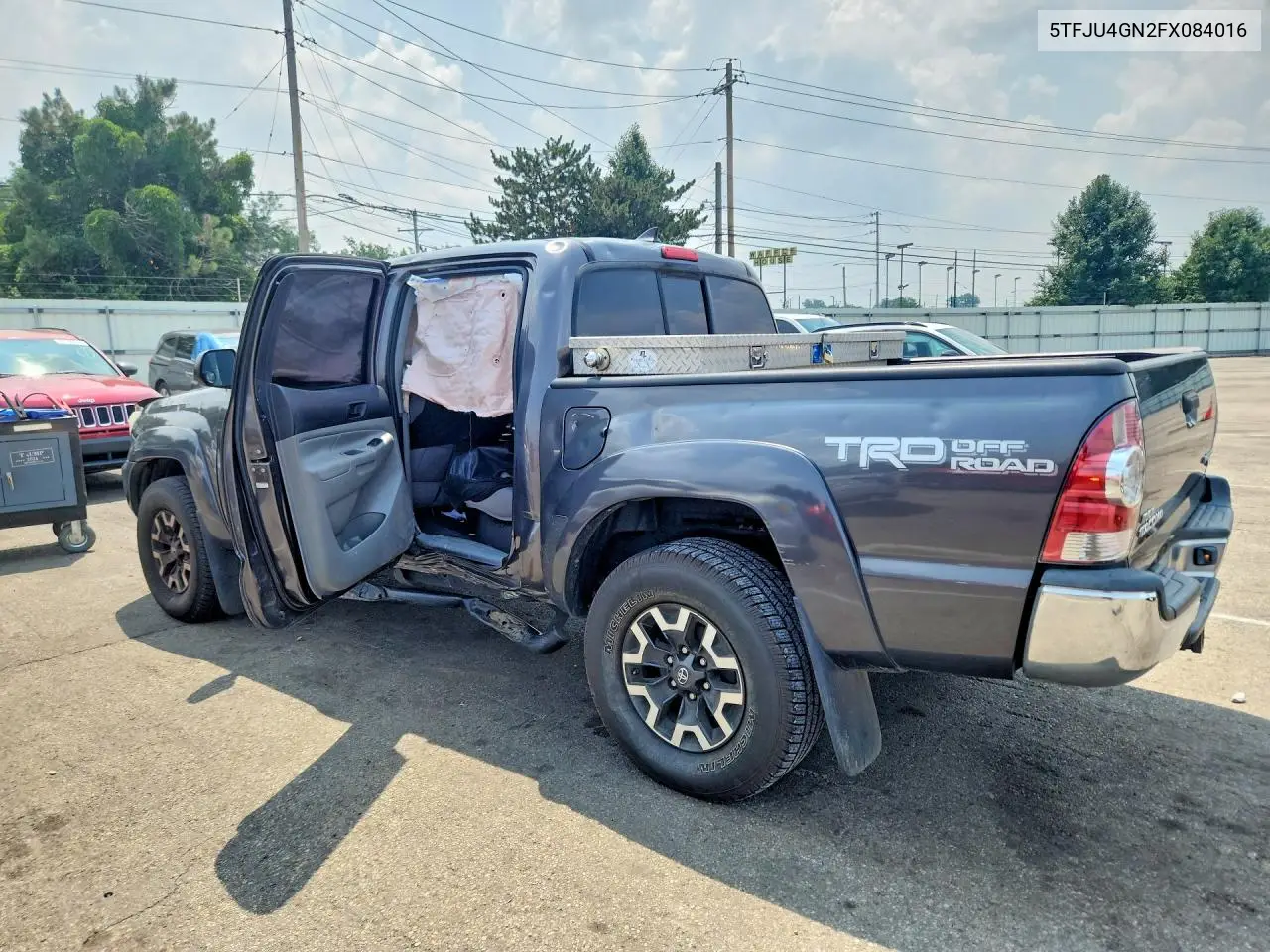 2015 Toyota Tacoma Double Cab Prerunner VIN: 5TFJU4GN2FX084016 Lot: 61677396
