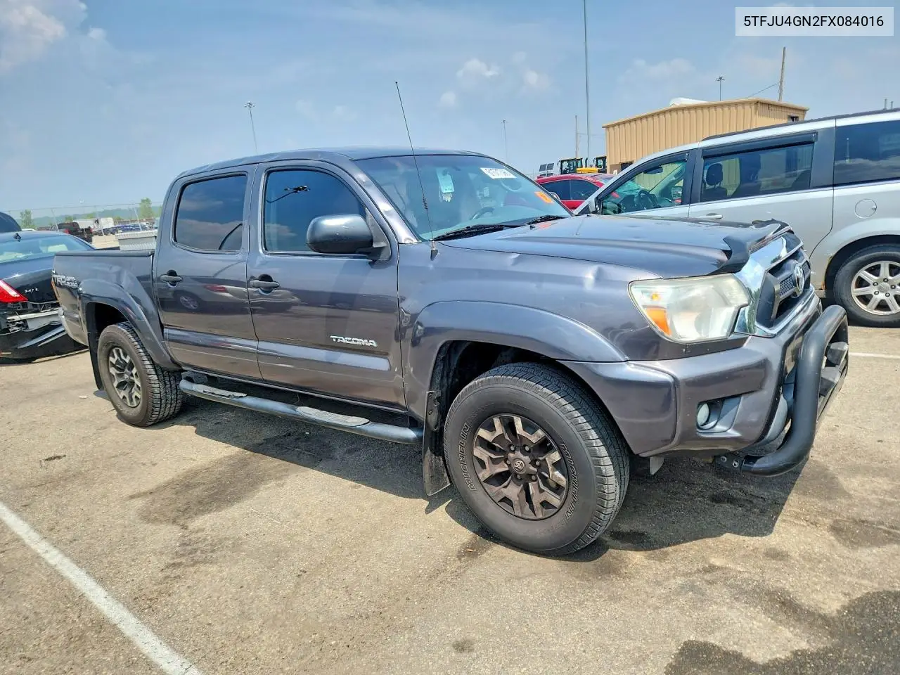 2015 Toyota Tacoma Double Cab Prerunner VIN: 5TFJU4GN2FX084016 Lot: 61677396
