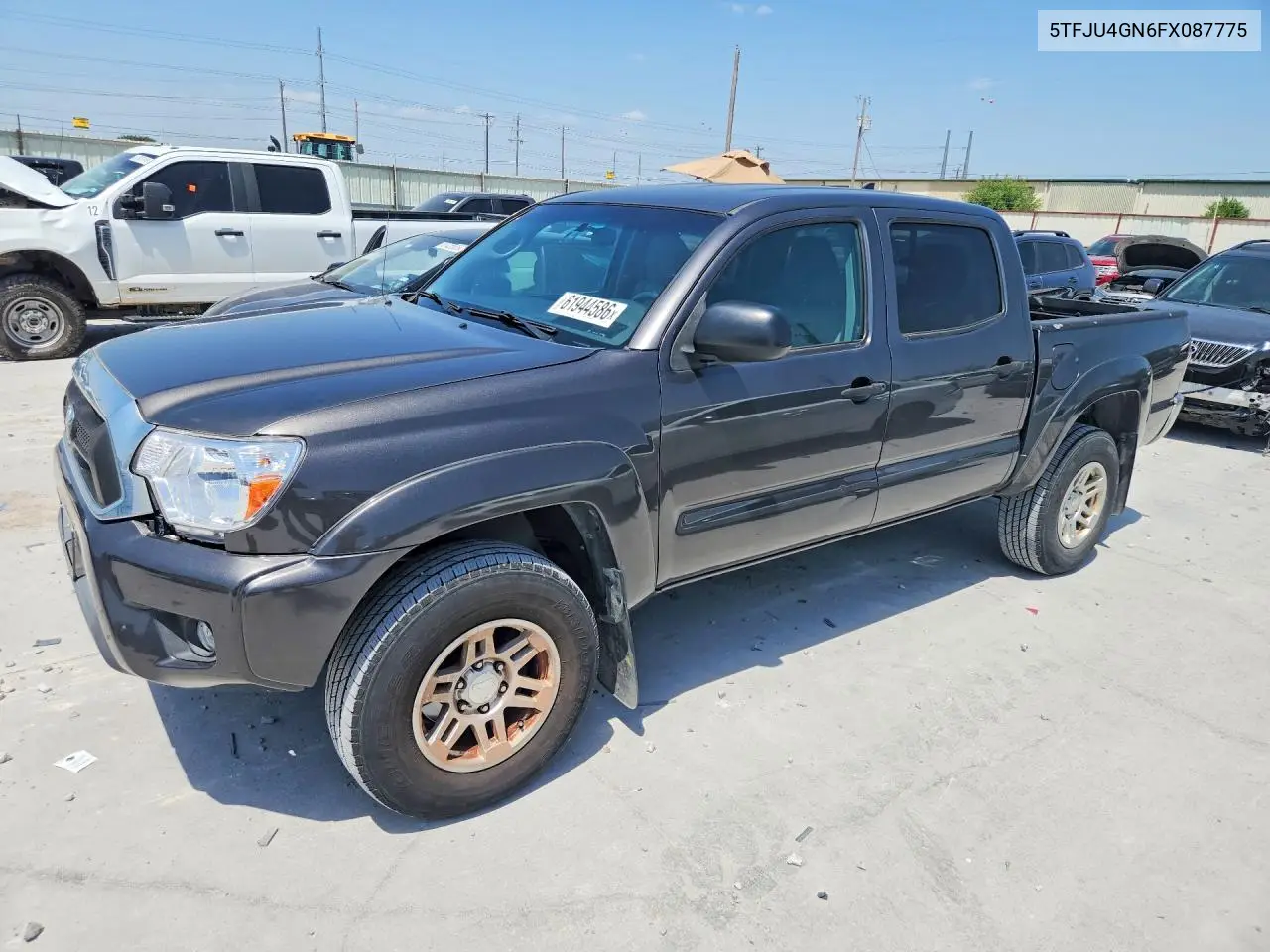 2015 Toyota Tacoma Double Cab Prerunner VIN: 5TFJU4GN6FX087775 Lot: 61944586