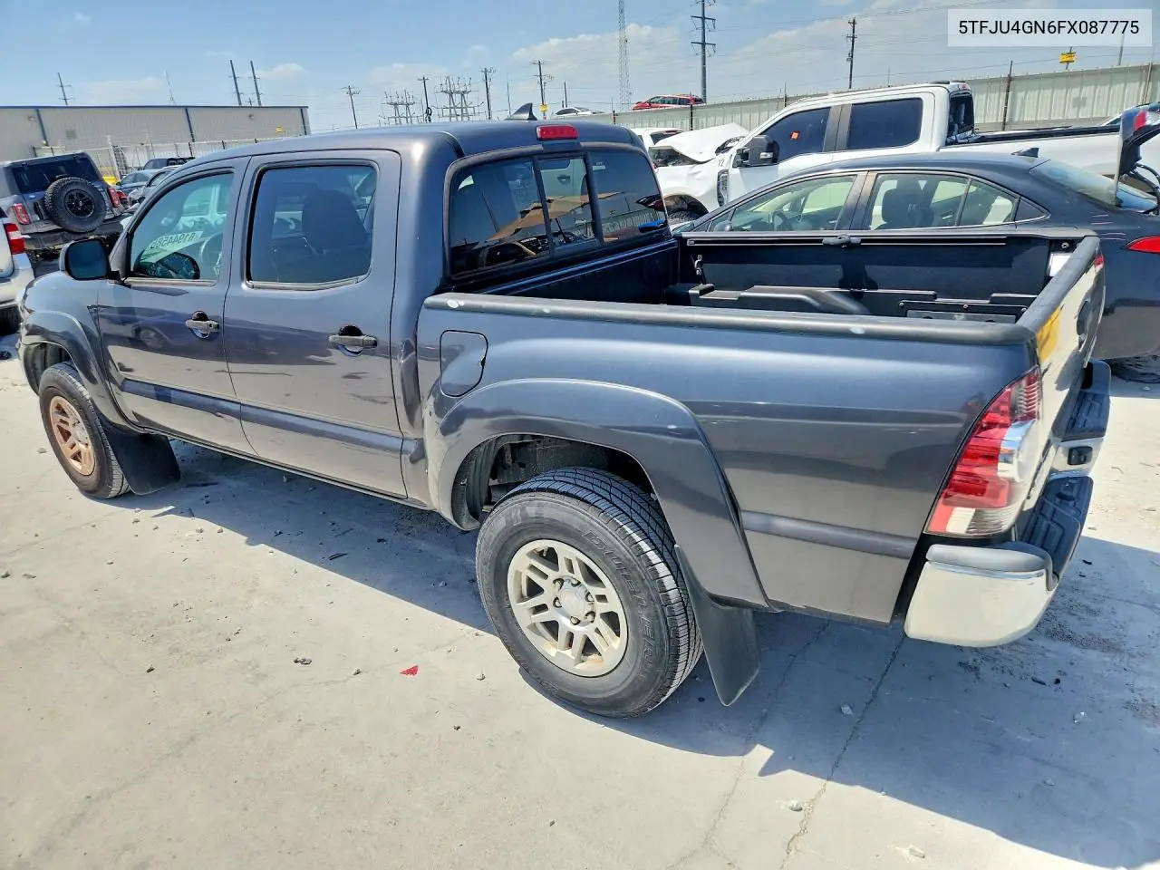 2015 Toyota Tacoma Double Cab Prerunner VIN: 5TFJU4GN6FX087775 Lot: 61944586