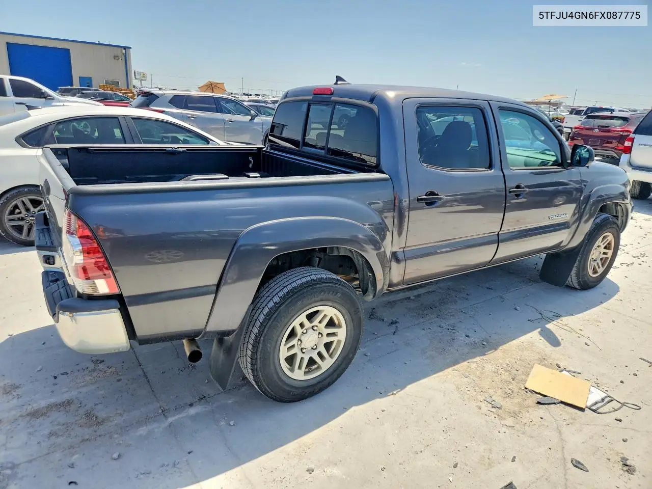 2015 Toyota Tacoma Double Cab Prerunner VIN: 5TFJU4GN6FX087775 Lot: 61944586