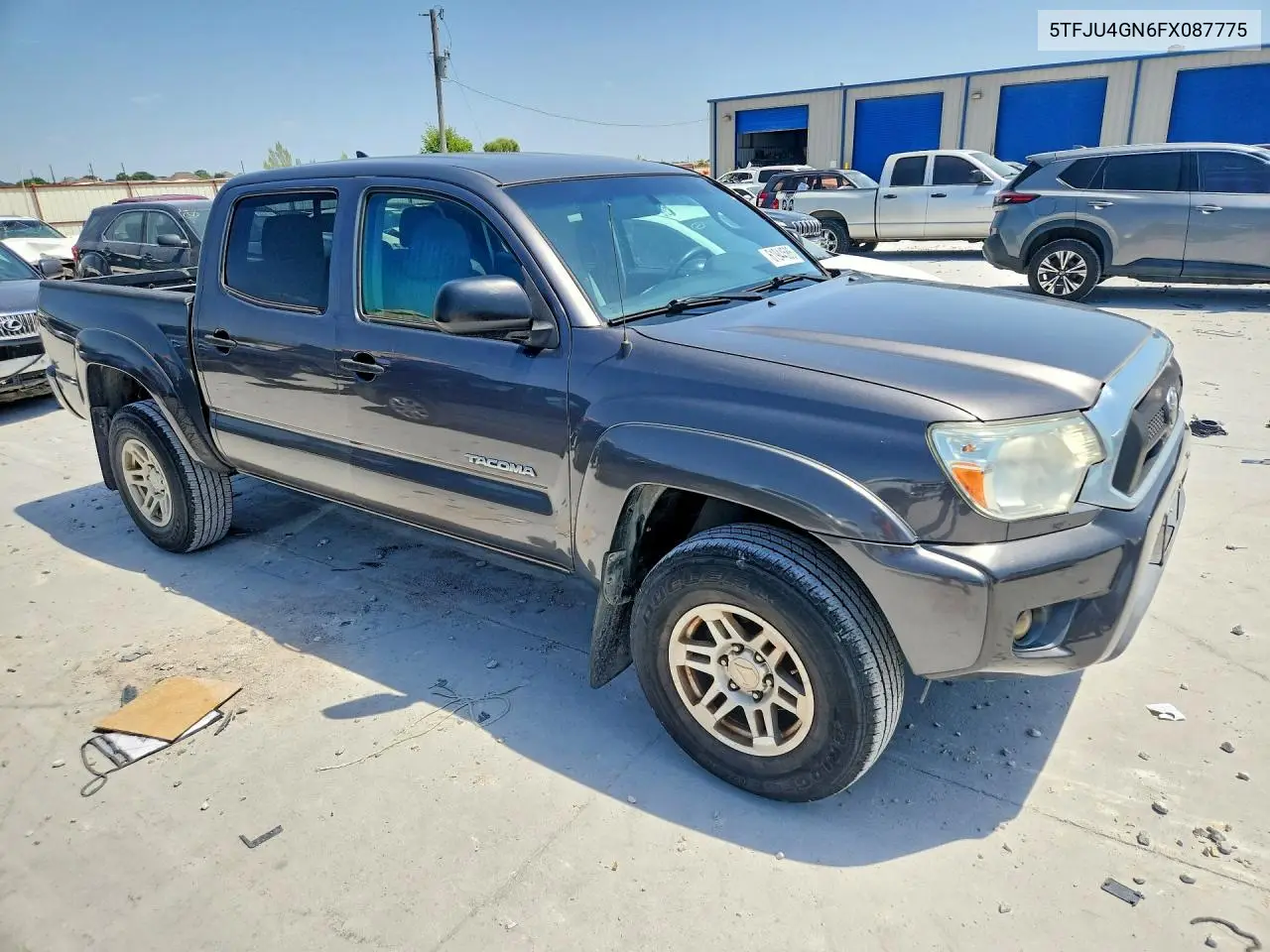 2015 Toyota Tacoma Double Cab Prerunner VIN: 5TFJU4GN6FX087775 Lot: 61944586