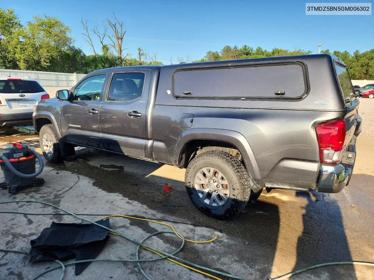 2016 Toyota Tacoma Sr5 V6 VIN: 3TMDZ5BN5GM006302 Lot: 61878206