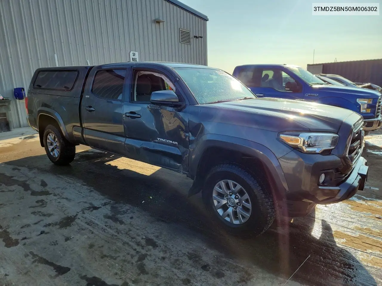 2016 Toyota Tacoma Sr5 V6 VIN: 3TMDZ5BN5GM006302 Lot: 61878206