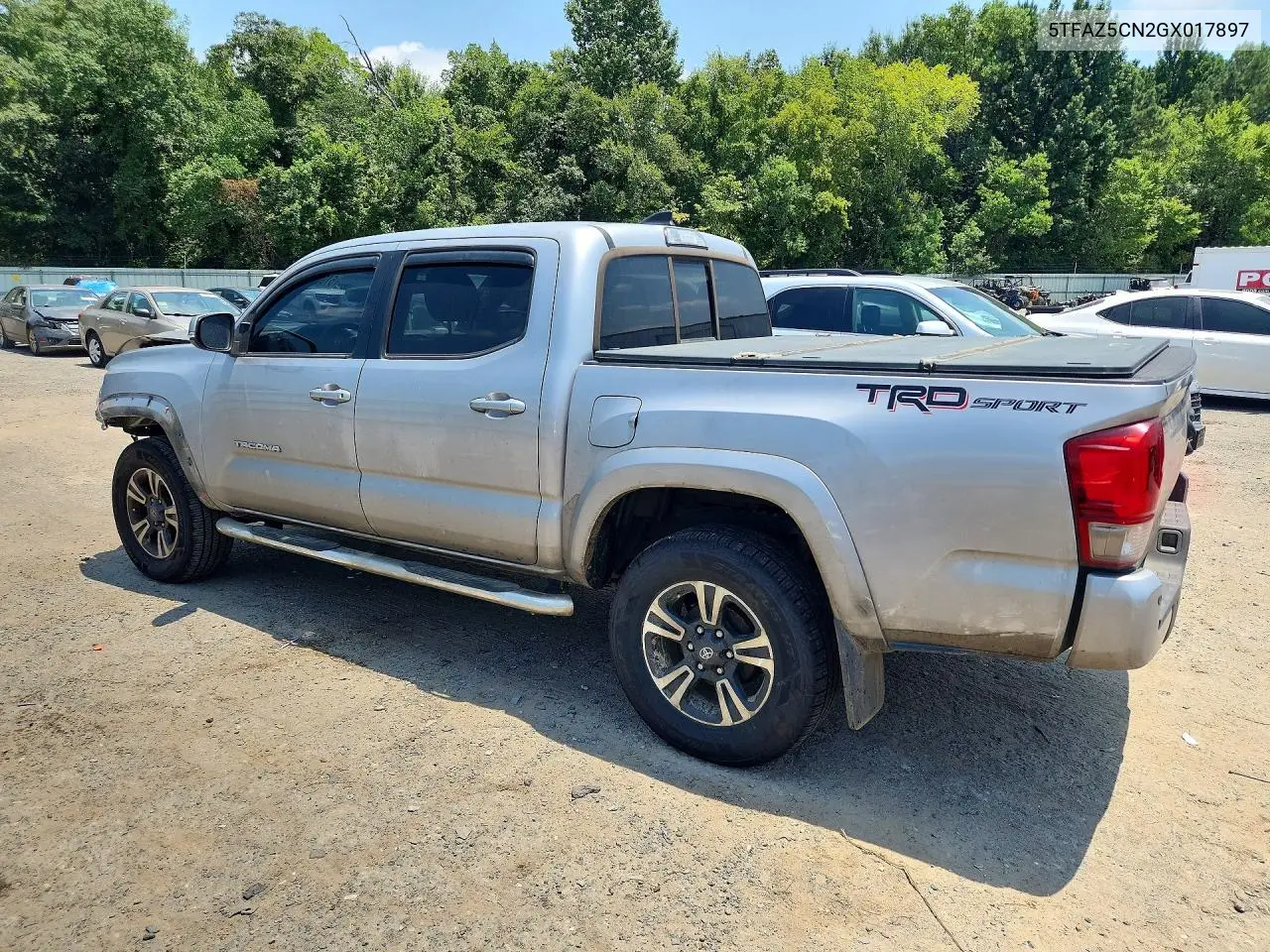 2016 Toyota Tacoma Trd Sport VIN: 5TFAZ5CN2GX017897 Lot: 61985466