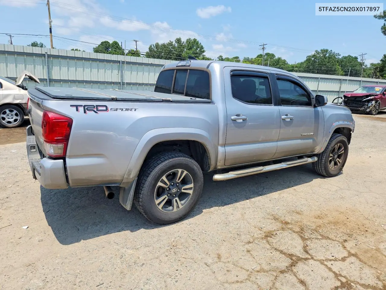 2016 Toyota Tacoma Trd Sport VIN: 5TFAZ5CN2GX017897 Lot: 61985466