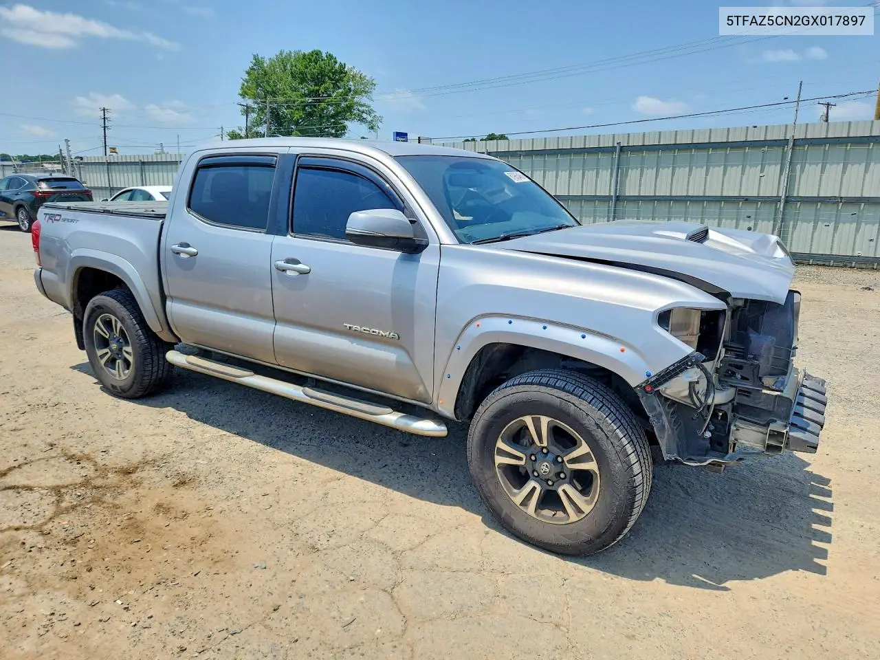 2016 Toyota Tacoma Trd Sport VIN: 5TFAZ5CN2GX017897 Lot: 61985466