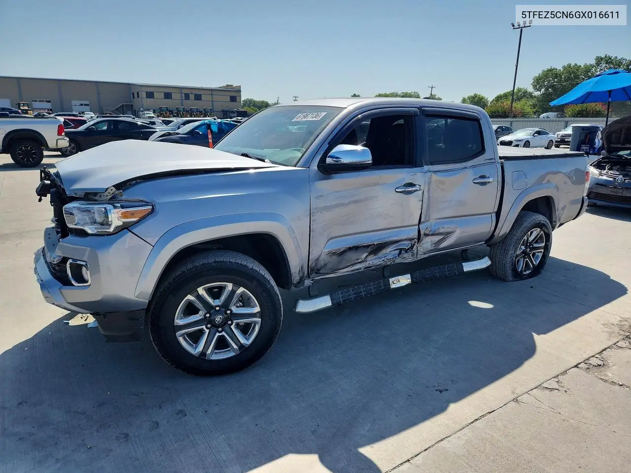 2016 Toyota Tacoma Limited VIN: 5TFEZ5CN6GX016611 Lot: 61987136