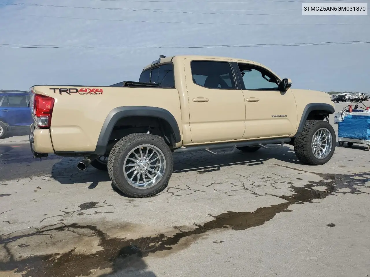 3TMCZ5AN6GM031870 2016 Toyota Tacoma Double Cab