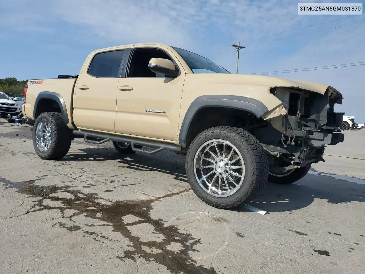 3TMCZ5AN6GM031870 2016 Toyota Tacoma Double Cab