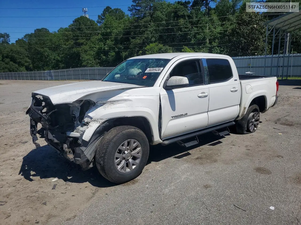 2017 Toyota Tacoma Sr5 V6 VIN: 5TFAZ5CN6HX051147 Lot: 56069436