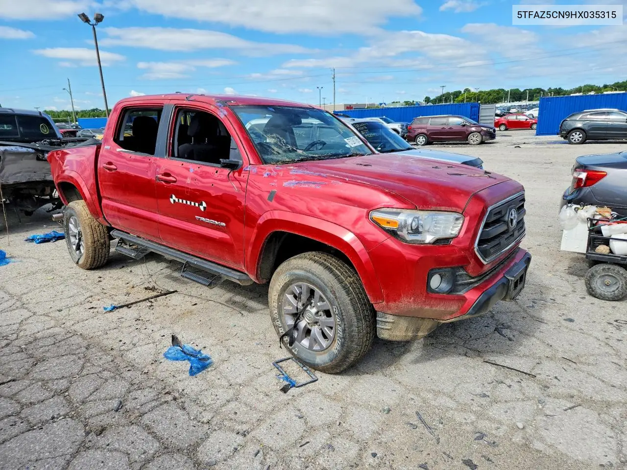2017 Toyota Tacoma Sr5 V6 VIN: 5TFAZ5CN9HX035315 Lot: 57291706