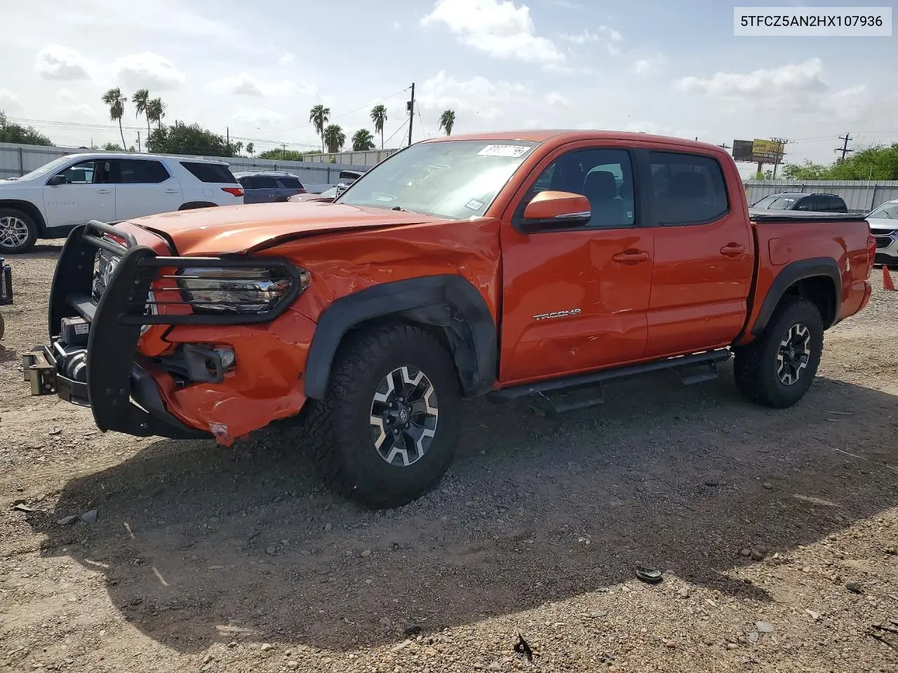 2017 Toyota Tacoma Trd Off-Road VIN: 5TFCZ5AN2HX107936 Lot: 60809556