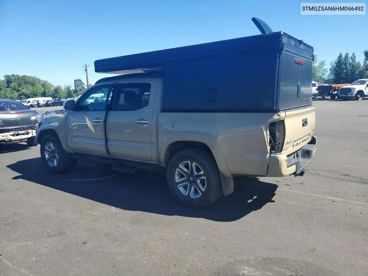 3TMGZ5AN6HM066492 2017 Toyota Tacoma Limited
