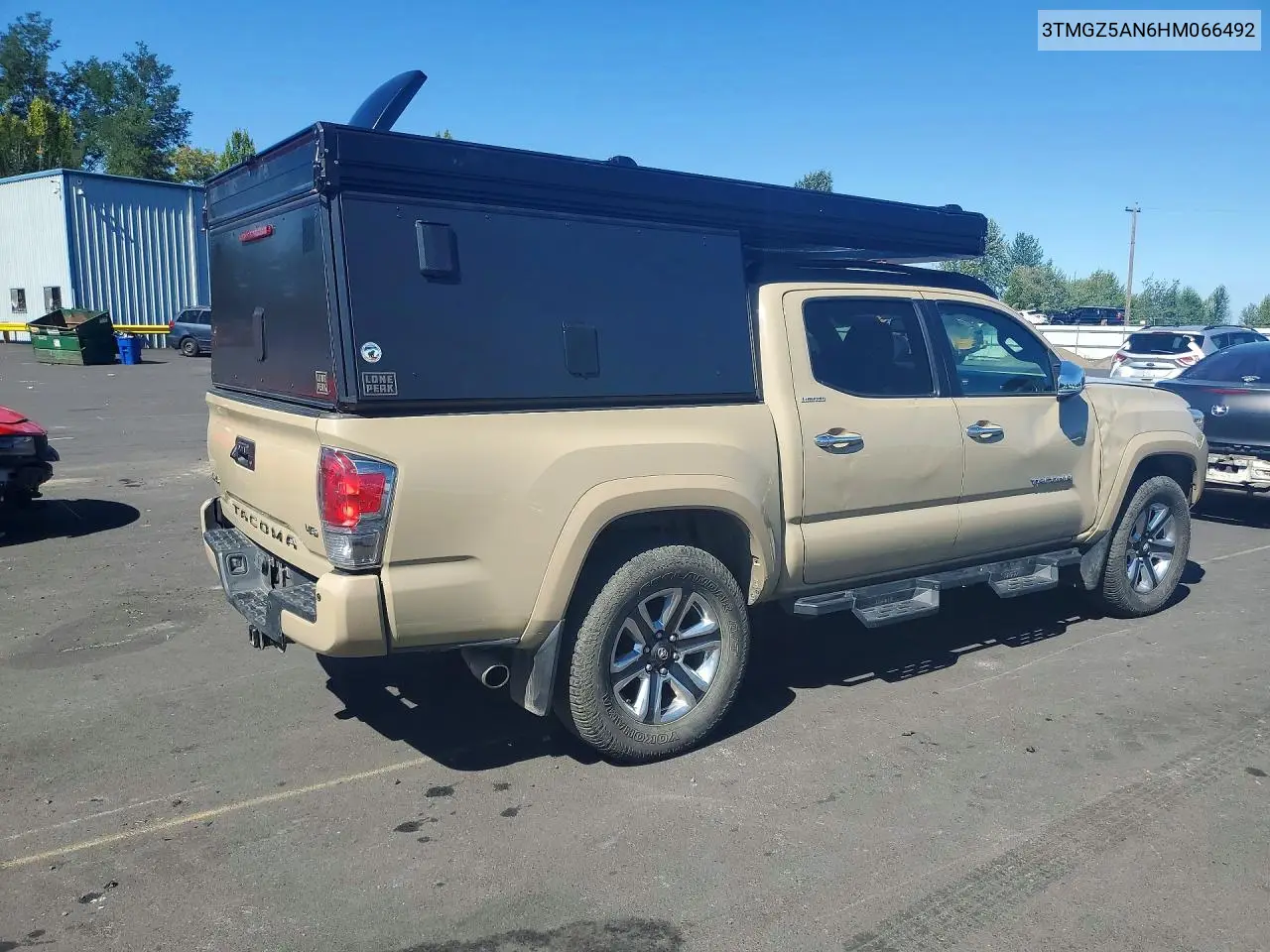 3TMGZ5AN6HM066492 2017 Toyota Tacoma Limited
