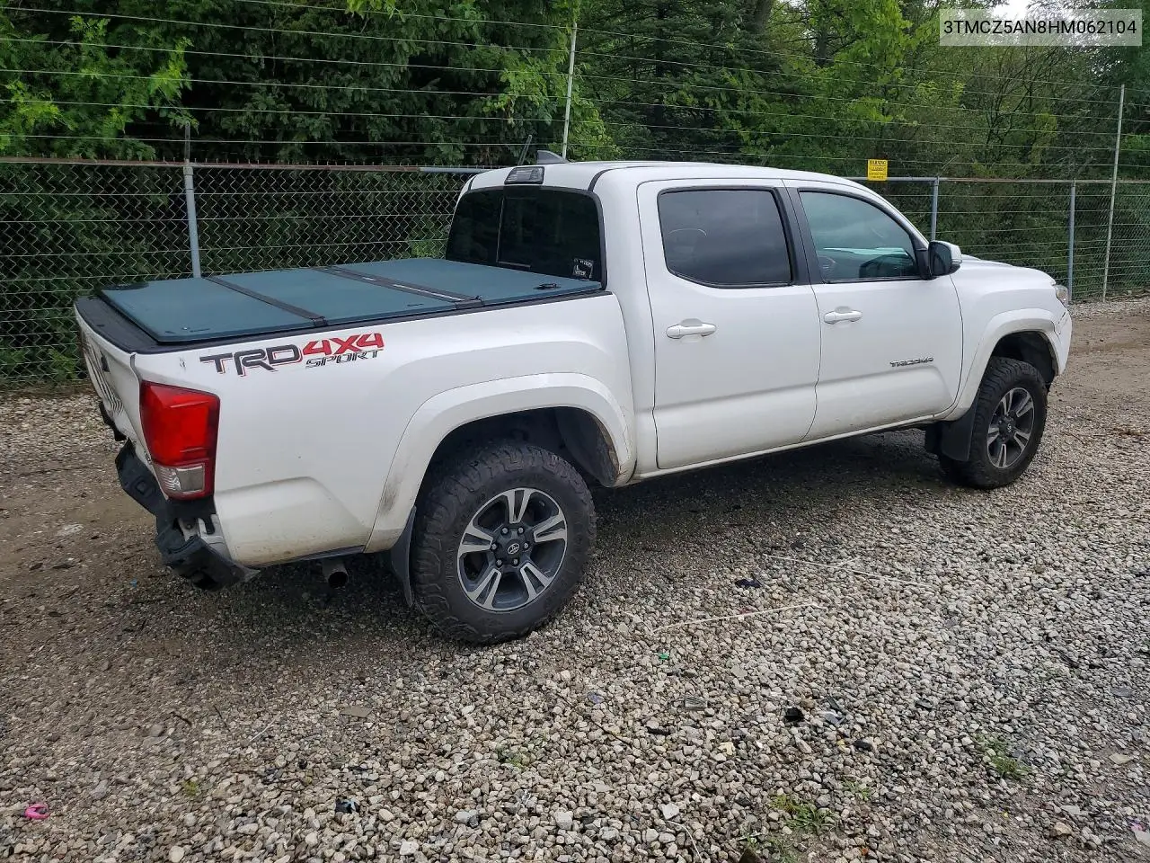 2017 Toyota Tacoma Trd Sport VIN: 3TMCZ5AN8HM062104 Lot: 61322816