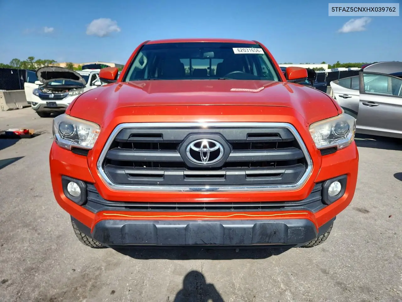 2017 Toyota Tacoma Sr5 V6 VIN: 5TFAZ5CNXHX039762 Lot: 62031656